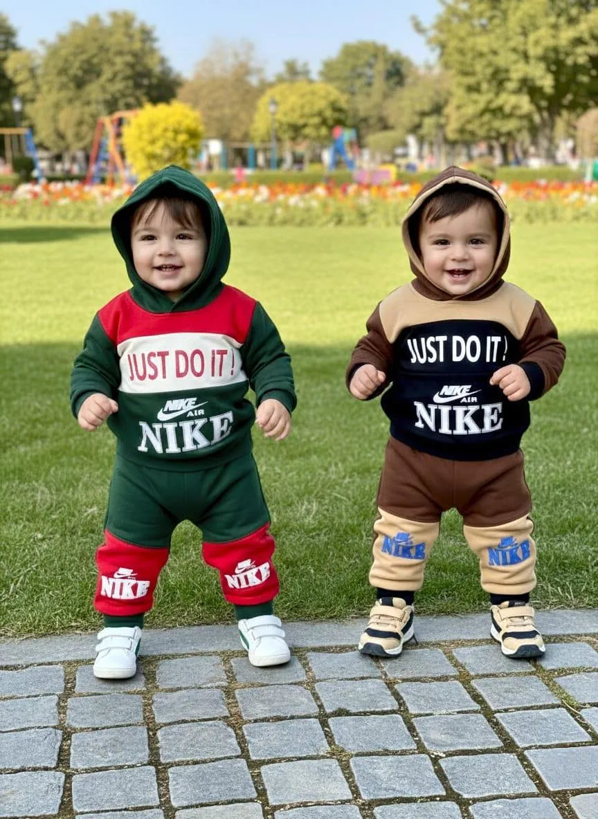 Kids Fleece Nike Outfit 2 Pcs Multicolor
