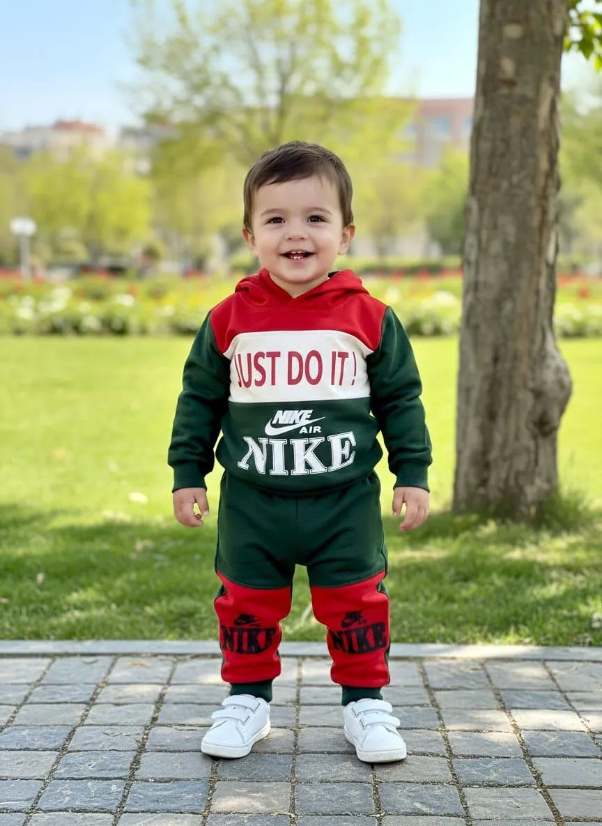 Kids Fleece Nike Outfit 2 Pcs Multicolor