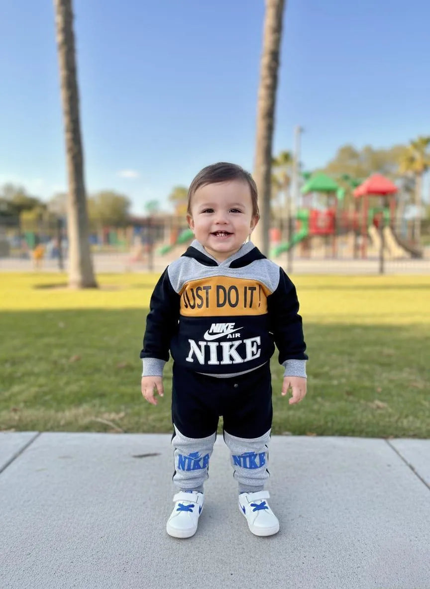 Kids Fleece Nike Outfit 2 Pcs Multicolor