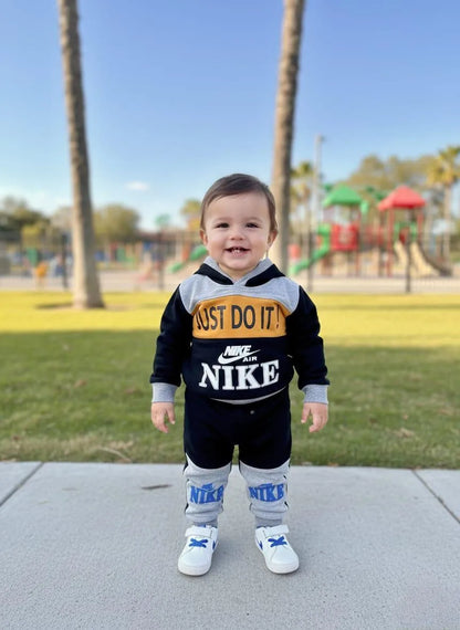 Kids Fleece Nike Outfit 2 Pcs Multicolor