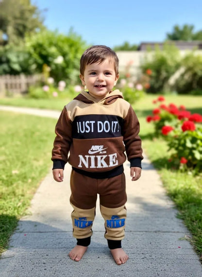 Kids Fleece Nike Outfit 2 Pcs Multicolor