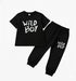 WILD BOY 2-Piece Black Tracksuit for Kids 11-12 Years